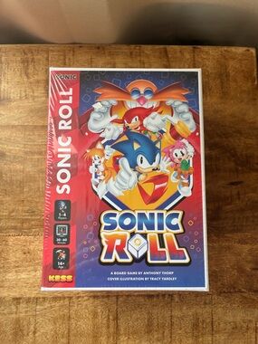Brand New Sonic Roll Board Game 1-4 Players 14+ Age